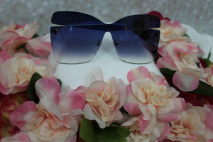 Butterfly Sunglasses - Blue