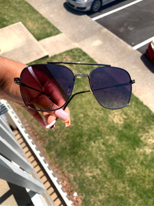 Black Aviator Shades