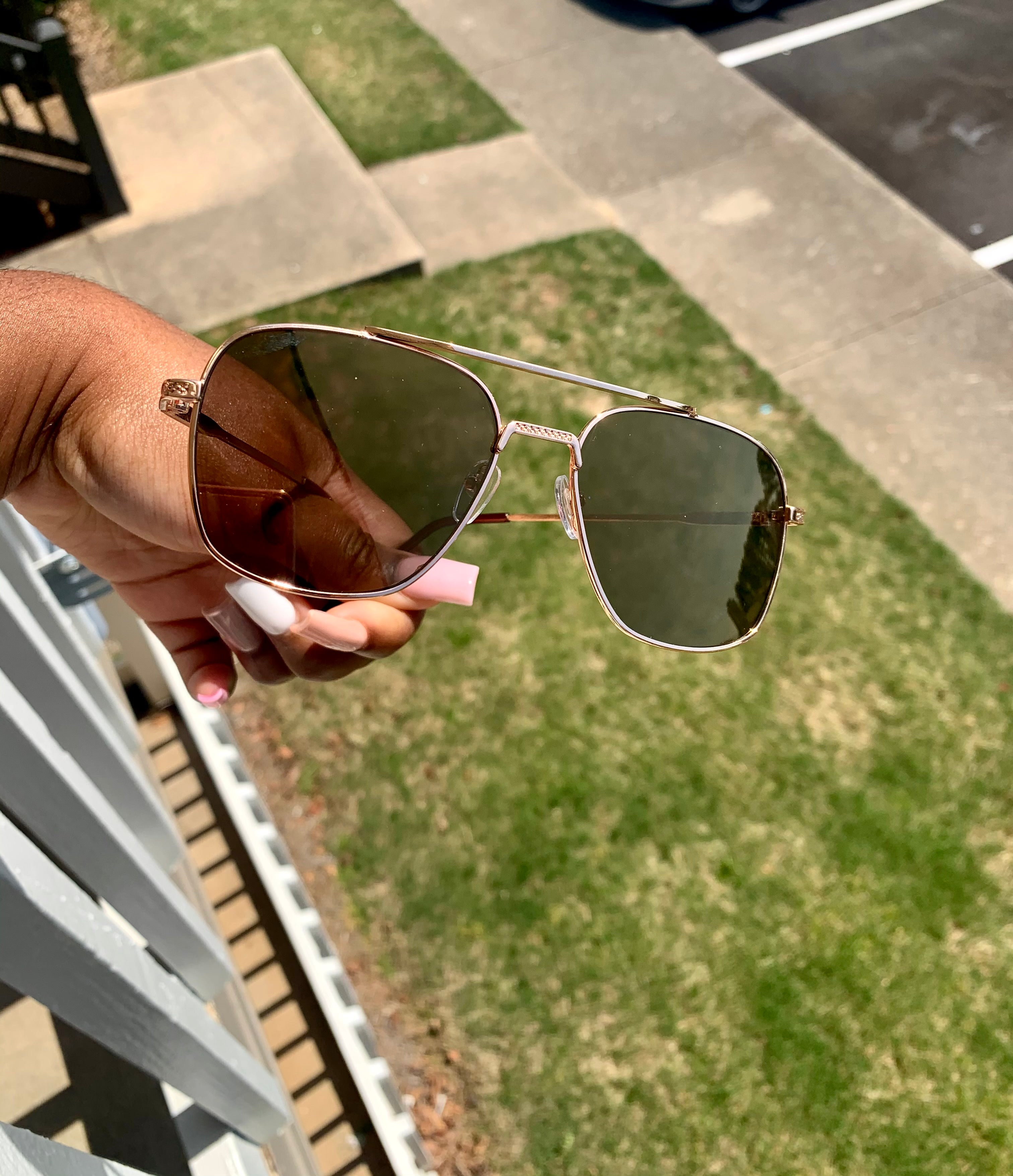 Brown Aviator Shades